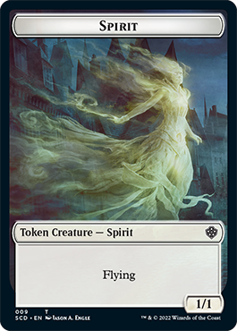 Bird // Spirit Double-Sided Token [Starter Commander Decks] | Devastation Store