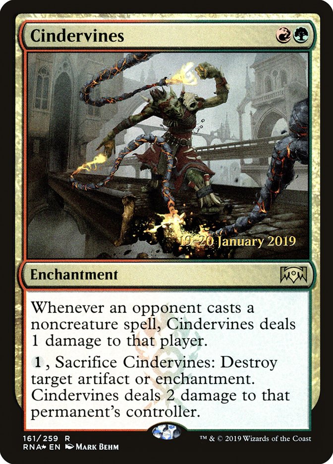 Cindervines [Ravnica Allegiance Prerelease Promos] | Devastation Store