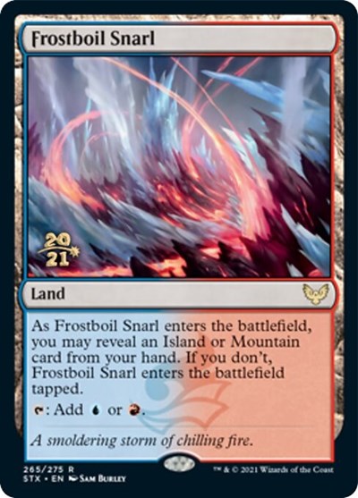 Frostboil Snarl [Strixhaven: School of Mages Prerelease Promos] | Devastation Store