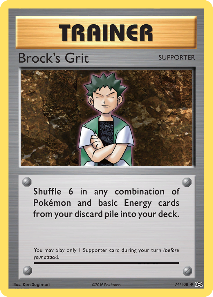 Brock's Grit (74/108) [XY: Evolutions] | Devastation Store