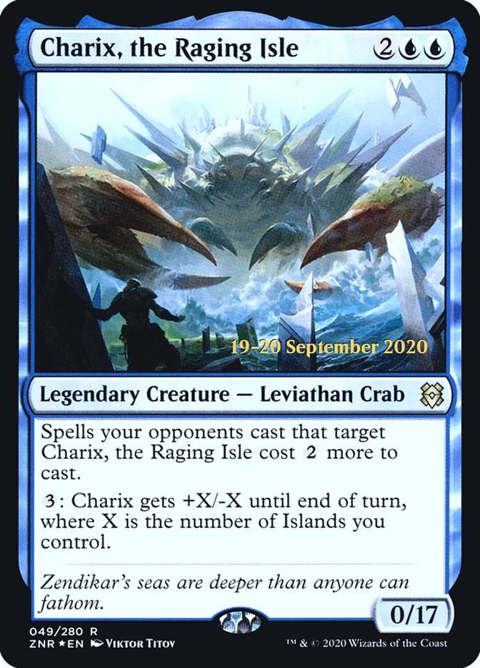 Charix, the Raging Isle [Zendikar Rising Prerelease Promos] | Devastation Store