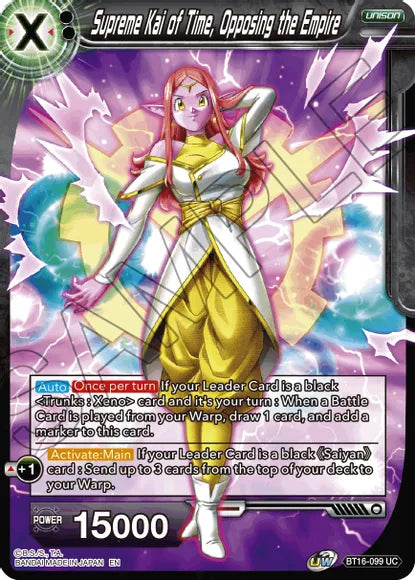 Supreme Kai of Time, Opposing the Empire [BT16-099] | Devastation Store