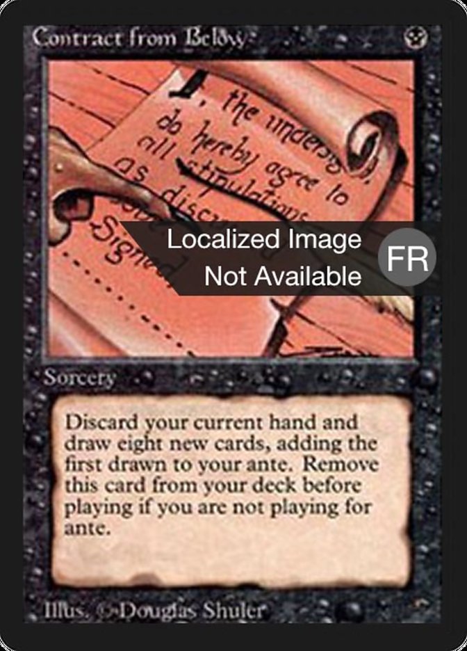 Contract from Below [Foreign Black Border] | Devastation Store