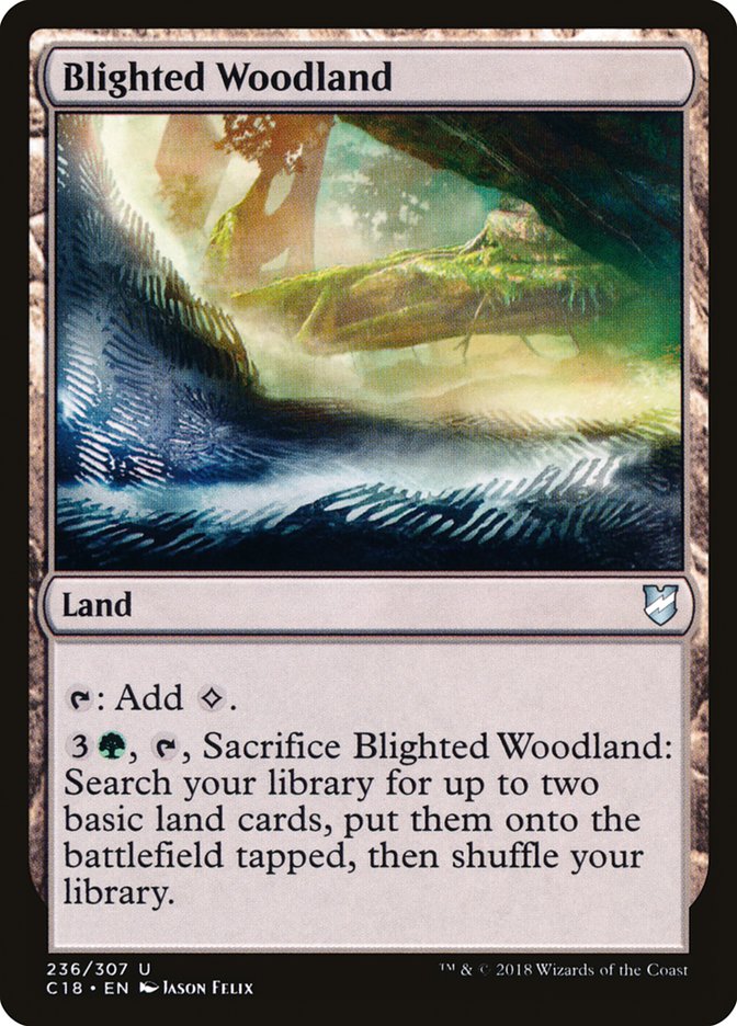 Blighted Woodland [Commander 2018] - Devastation Store | Devastation Store