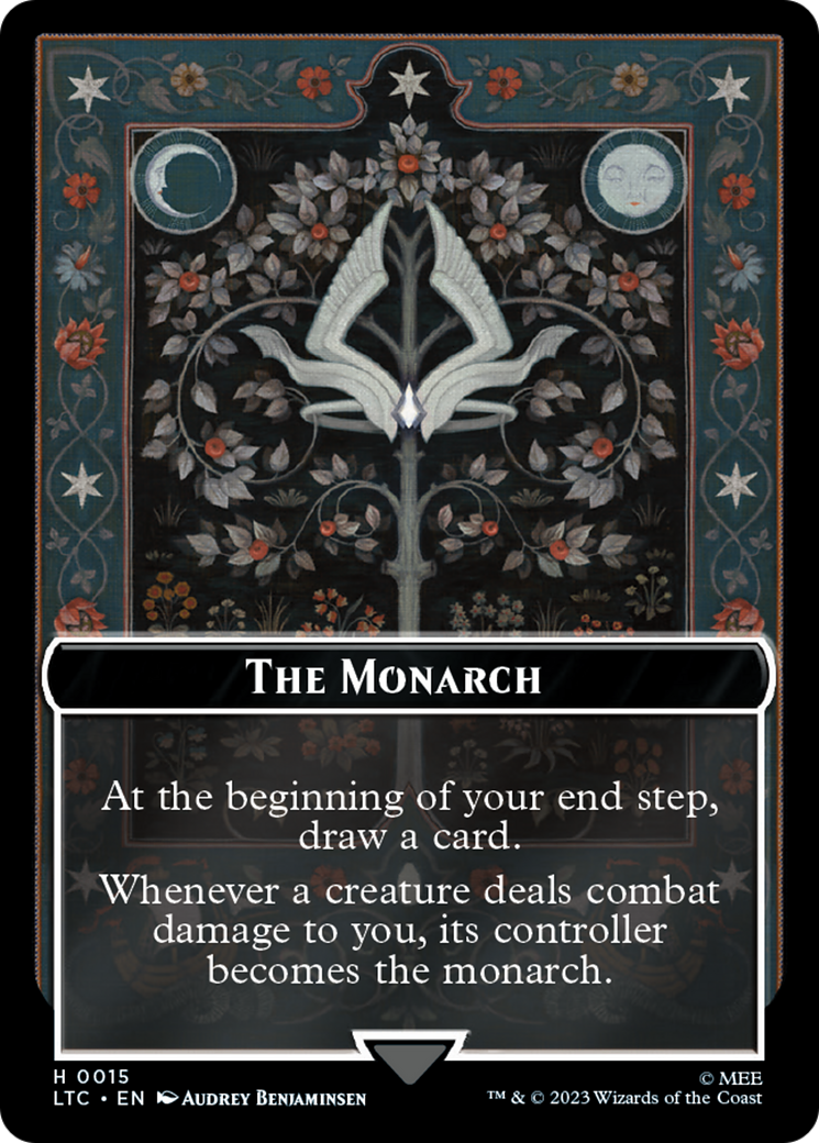 The Monarch // Treasure Double-Sided Token [The Lord of the Rings: Tales of Middle-Earth Commander Tokens] | Devastation Store