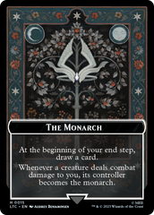 The Monarch // Treasure Double-Sided Token [The Lord of the Rings: Tales of Middle-Earth Commander Tokens] | Devastation Store