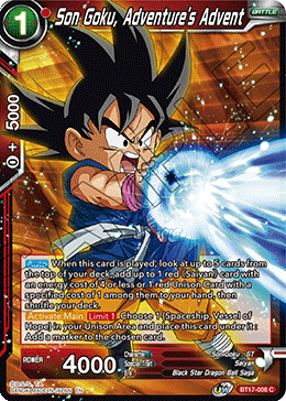 Son Goku, Adventure's Advent (BT17-008) [Ultimate Squad] | Devastation Store