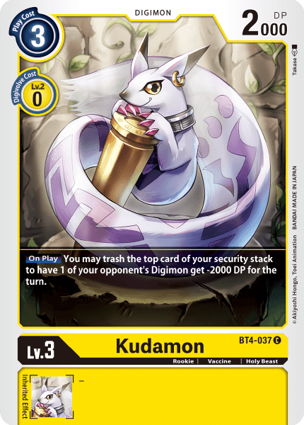 Kudamon [BT4-037] [Great Legend] | Devastation Store