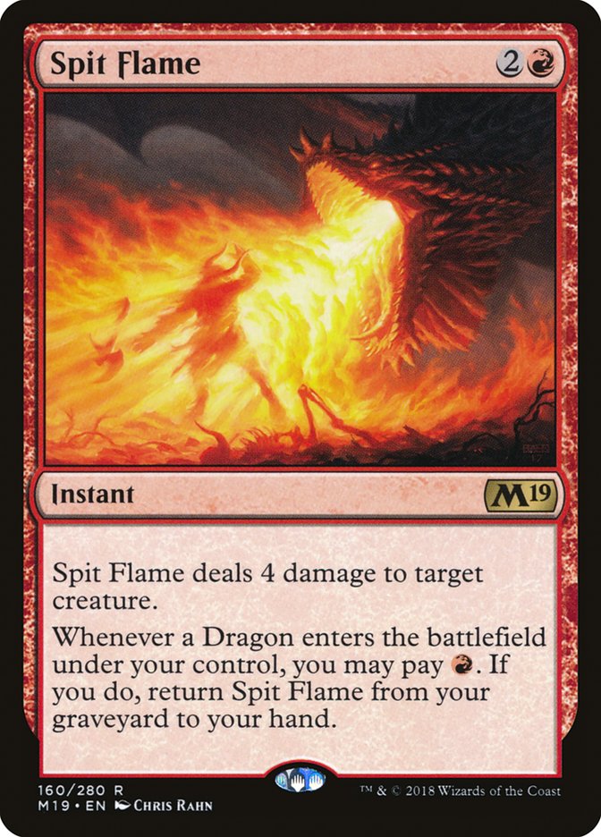 Spit Flame [Core Set 2019] | Devastation Store