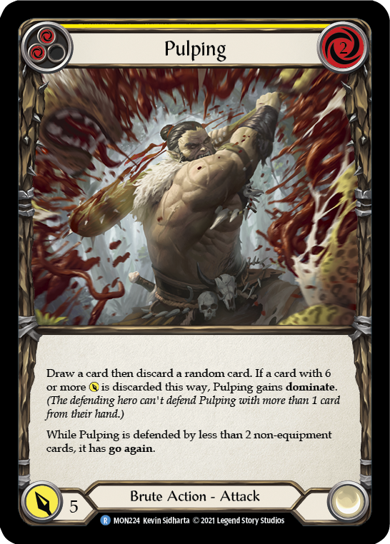 Pulping (Yellow) [MON224] 1st Edition Normal - Devastation Store | Devastation Store