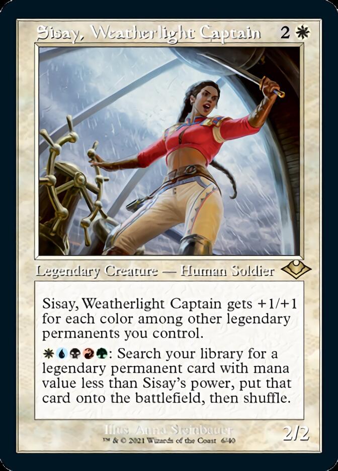 Sisay, Weatherlight Captain (Retro Foil Etched) [Modern Horizons 2] | Devastation Store