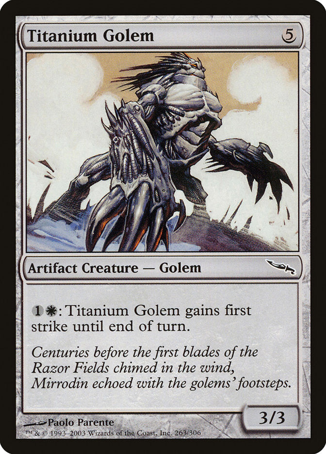 Titanium Golem [Mirrodin] - Devastation Store | Devastation Store