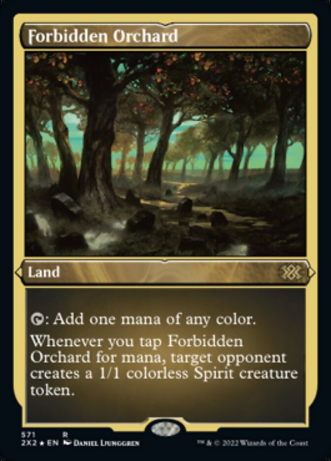 Forbidden Orchard (Foil Etched) [Double Masters 2022] | Devastation Store