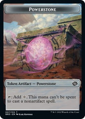 Powerstone // Golem Double-Sided Token [The Brothers' War Tokens] | Devastation Store