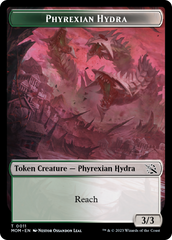Warrior // Phyrexian Hydra (11) Double-Sided Token [March of the Machine Tokens] | Devastation Store