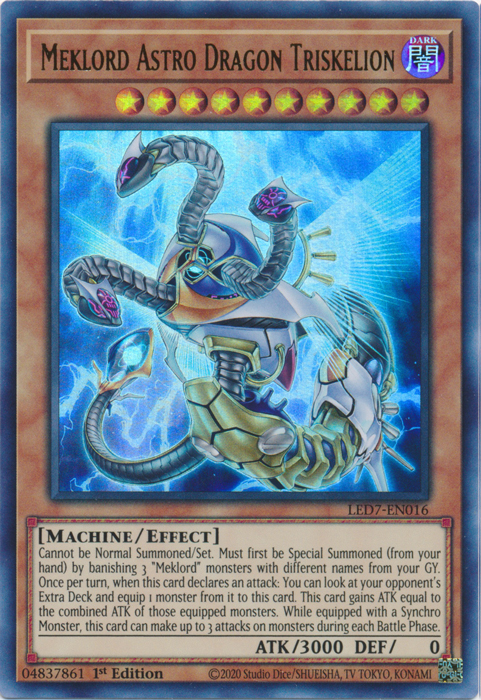 Meklord Astro Dragon Triskelion [LED7-EN016] Ultra Rare | Devastation Store