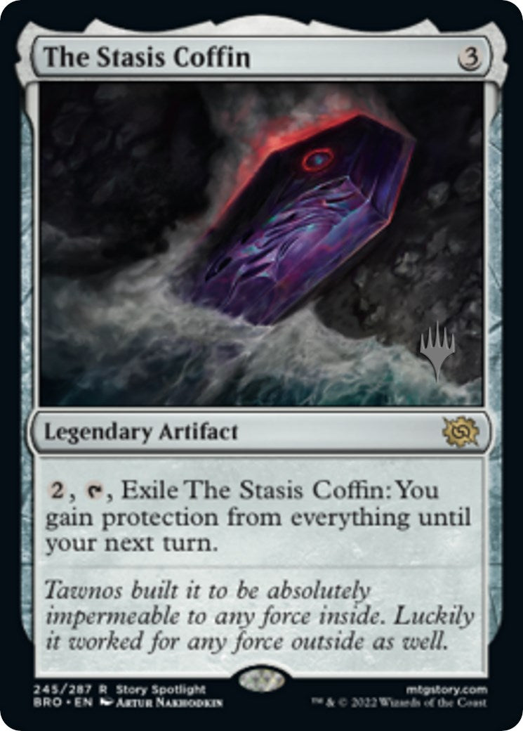 The Stasis Coffin (Promo Pack) [The Brothers' War Promos] | Devastation Store