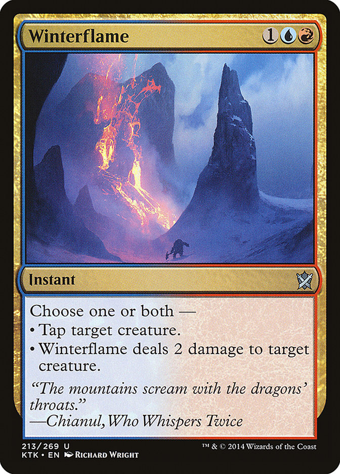 Winterflame [Khans of Tarkir] | Devastation Store