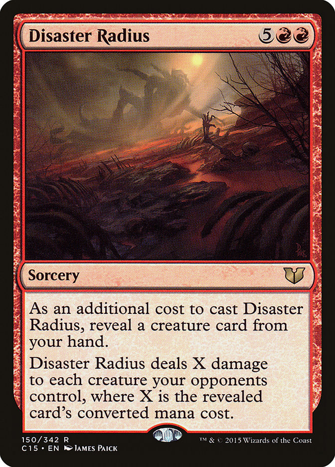 Disaster Radius [Commander 2015] | Devastation Store