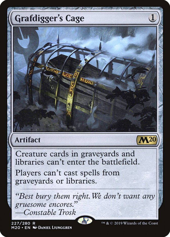 Grafdigger's Cage [Core Set 2020] | Devastation Store