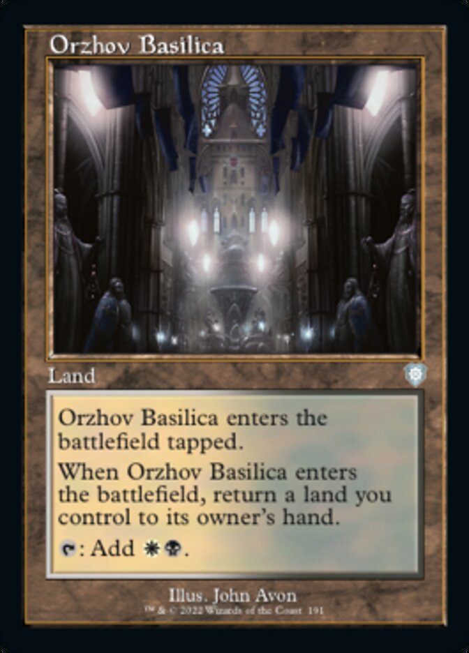 Orzhov Basilica (Retro) [The Brothers' War Commander] | Devastation Store