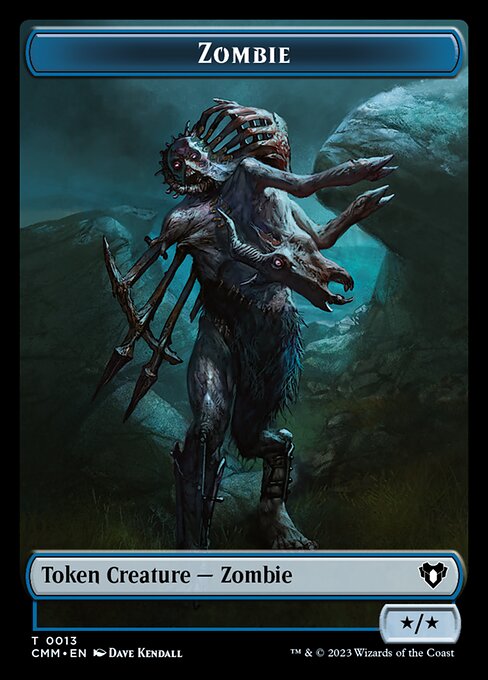 Servo // Zombie (0013) Double-Sided Token [Commander Masters Tokens] | Devastation Store