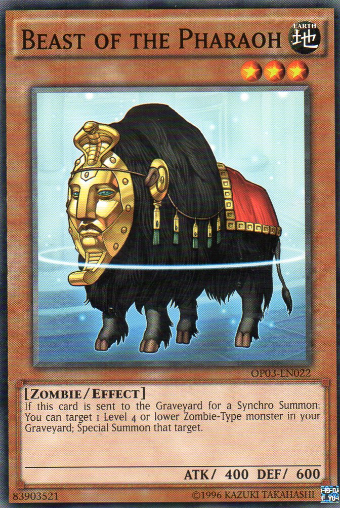 Beast of the Pharaoh [OP03-EN022] Common | Devastation Store