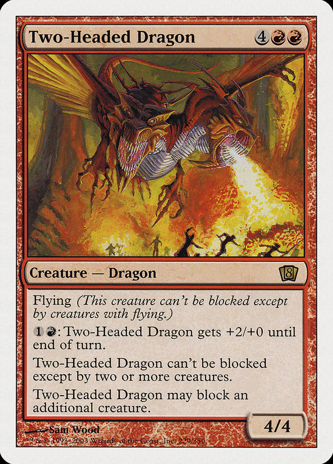 Two-Headed Dragon (Oversized) [Eighth Edition] | Devastation Store