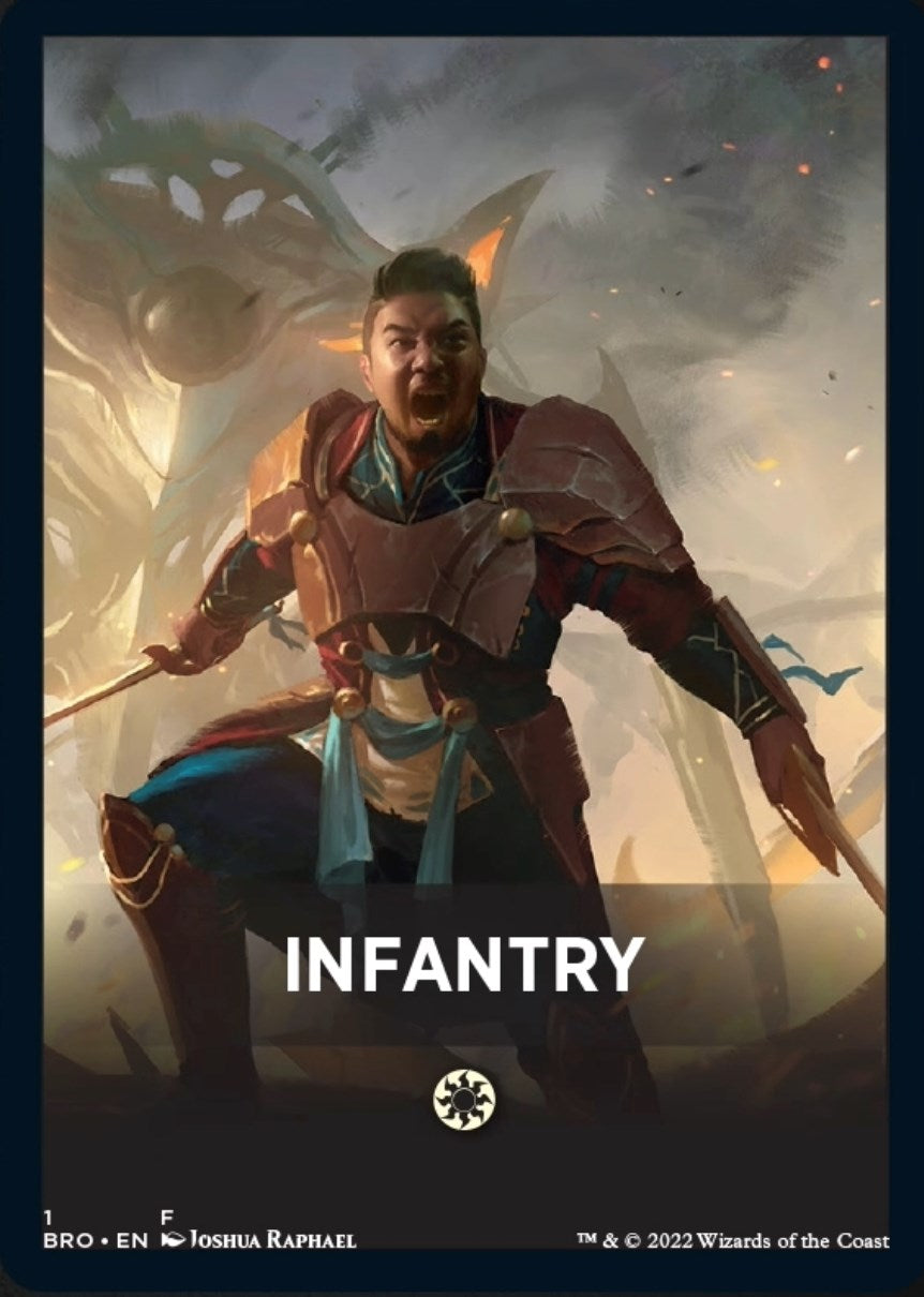 Infantry Theme Card [The Brothers' War Tokens] | Devastation Store