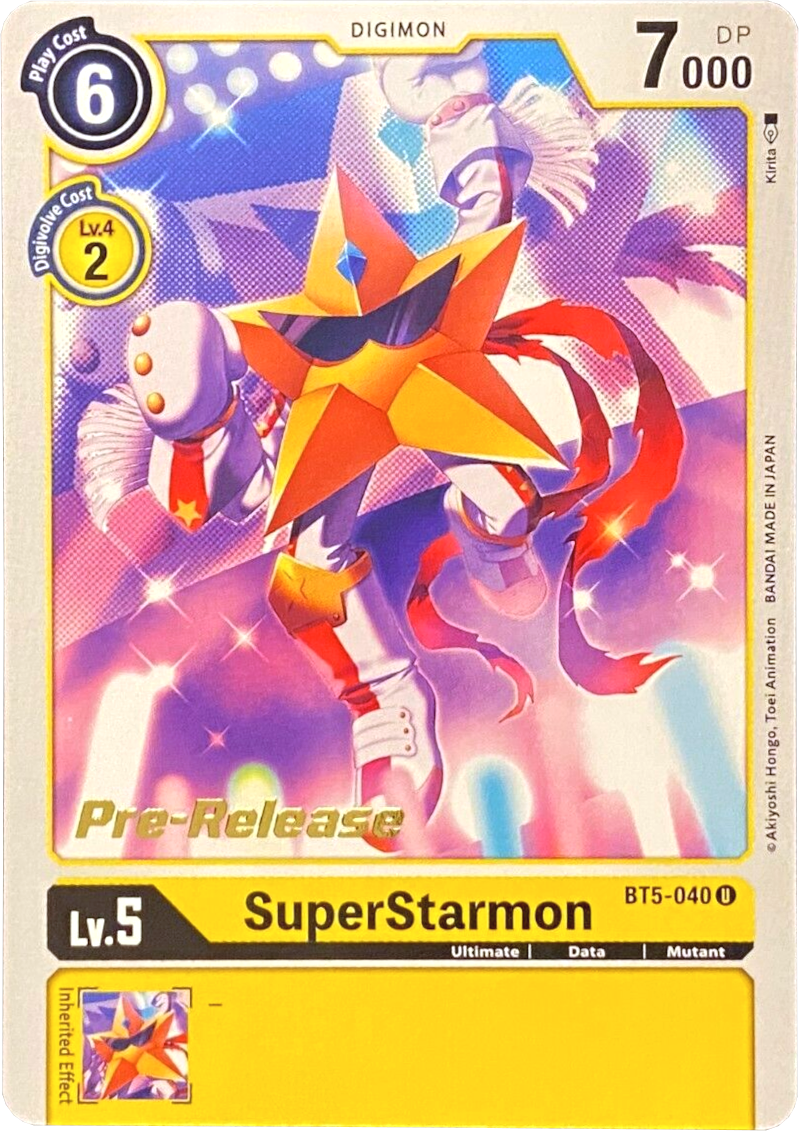 SuperStarmon [BT5-040] [Battle of Omni Pre-Release Promos] | Devastation Store