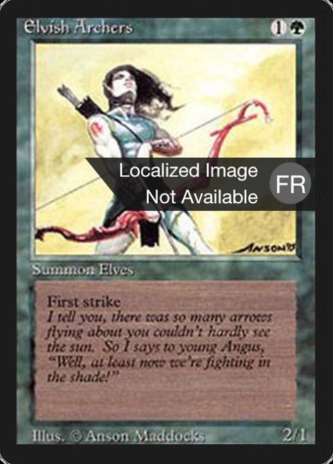 Elvish Archers [Foreign Black Border] | Devastation Store