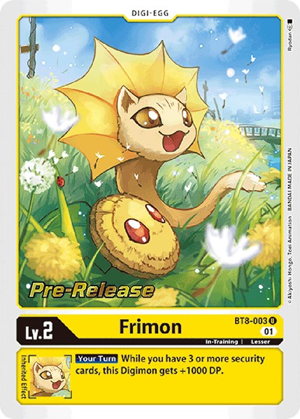 Frimon [BT8-003] [New Awakening Pre-Release Cards] | Devastation Store