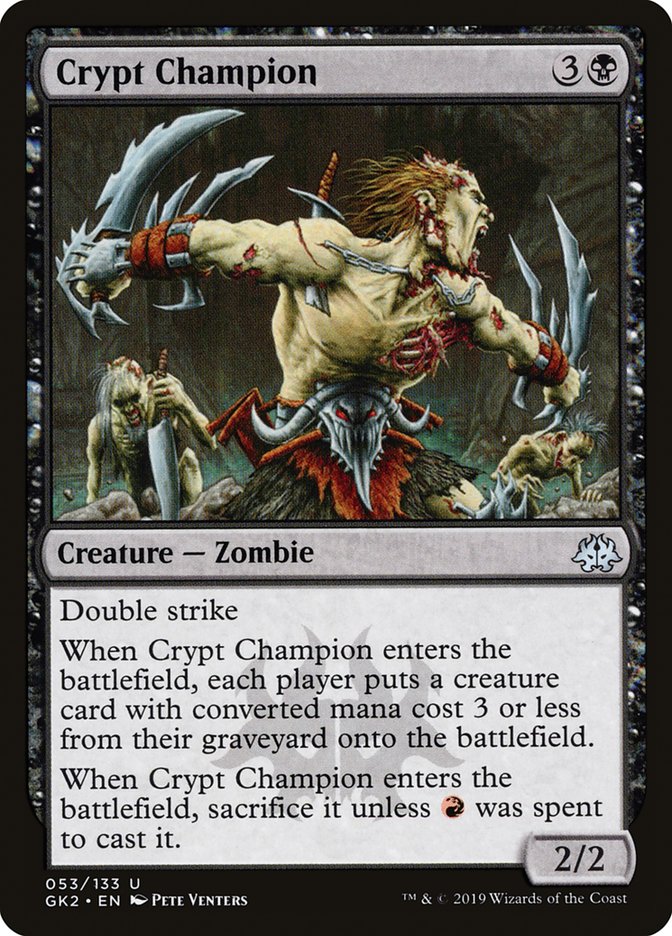 Crypt Champion [Ravnica Allegiance Guild Kit] | Devastation Store