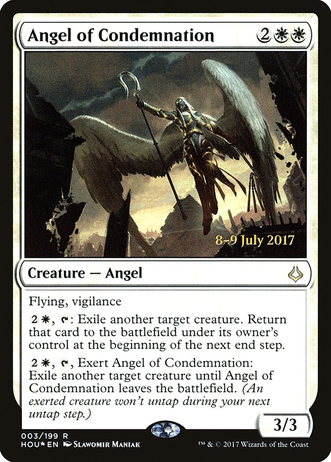 Angel of Condemnation  [Hour of Devastation Prerelease Promos] | Devastation Store
