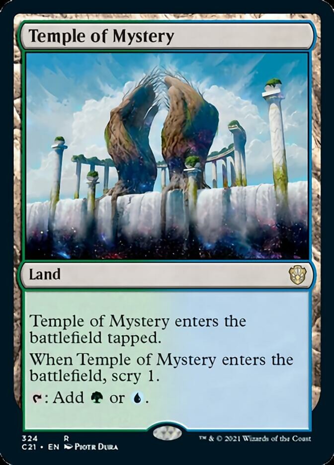 Temple of Mystery [Commander 2021] | Devastation Store
