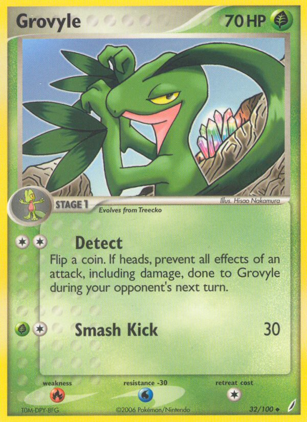 Grovyle (32/100) [EX: Crystal Guardians] | Devastation Store