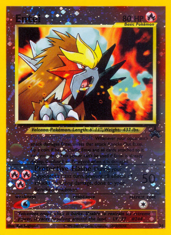 Entei (34) [Wizards of the Coast: Black Star Promos] | Devastation Store