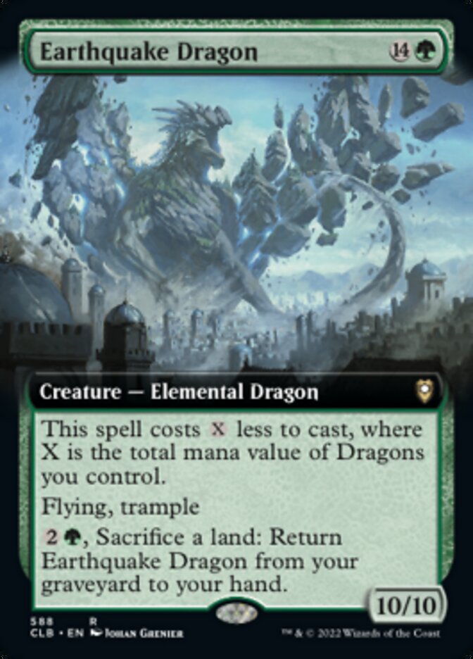 Earthquake Dragon (Extended Art) [Commander Legends: Battle for Baldur's Gate] | Devastation Store