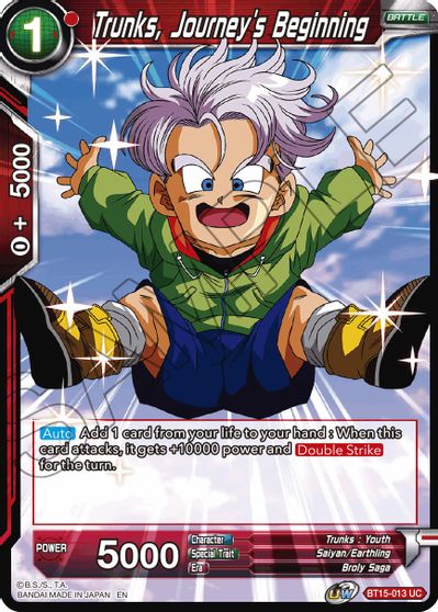 Trunks, Journey's Beginning [BT15-013] | Devastation Store