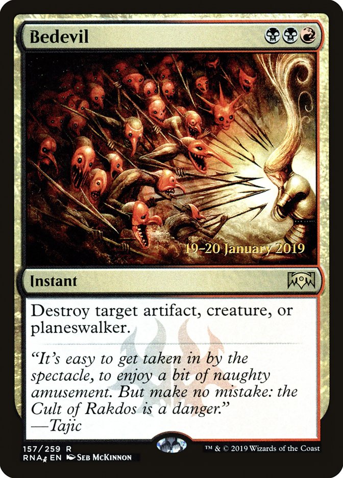 Bedevil [Ravnica Allegiance Prerelease Promos] | Devastation Store