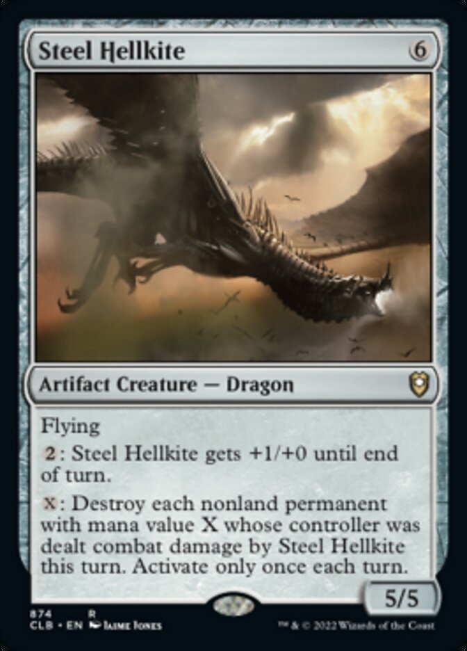 Steel Hellkite [Commander Legends: Battle for Baldur's Gate] | Devastation Store