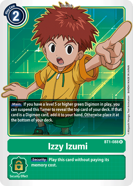 Izzy Izumi [BT1-088] [Release Special Booster Ver.1.0] | Devastation Store