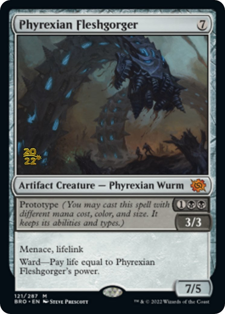 Phyrexian Fleshgorger [The Brothers' War Prerelease Promos] | Devastation Store