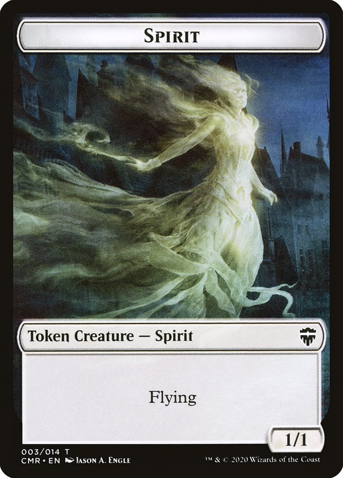 Spirit Token [Commander Legends Tokens] | Devastation Store