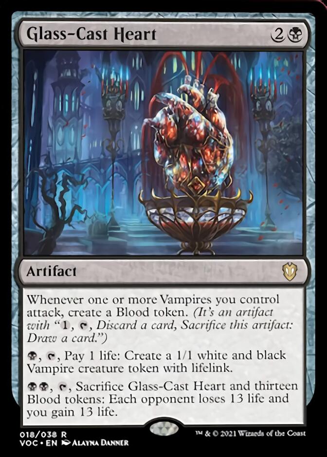 Glass-Cast Heart [Innistrad: Crimson Vow Commander] | Devastation Store