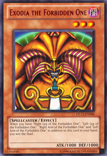 Exodia the Forbidden One (Red) [DL11-EN006] Rare | Devastation Store