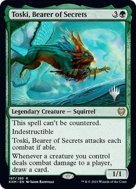 Toski, Bearer of Secrets (Promo Pack) [Kaldheim Promos] | Devastation Store