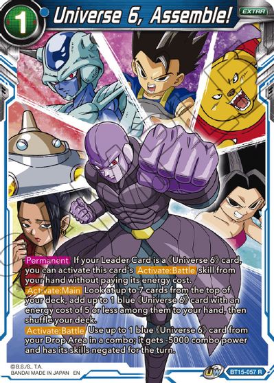 Universe 6, Assemble! [BT15-057] | Devastation Store