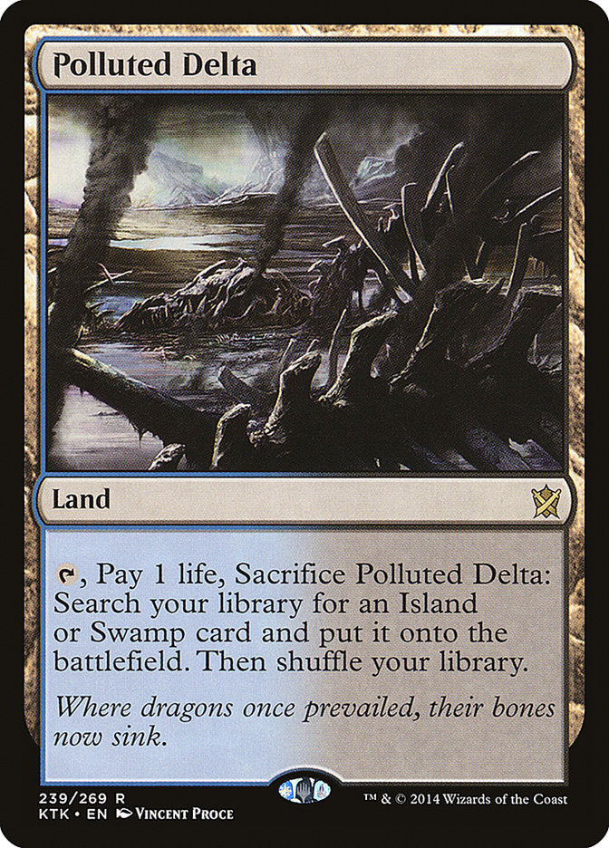 Polluted Delta [Khans of Tarkir] | Devastation Store