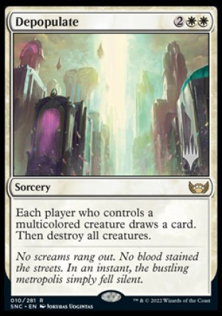Depopulate (Promo Pack) [Streets of New Capenna Promos] | Devastation Store